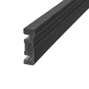 CONTRAMARCO ATRIM  LINE NEGRO MATE 50 MM X 15 MM X 2,5 M