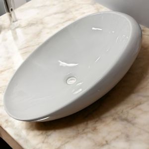BACHA DE APOYO MURA COD: 8146W 69 X 44 X 18 CM BLANCA