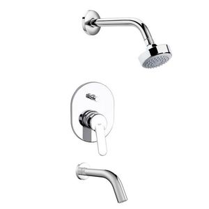 GRIFERIA ROCA VICTORIA MONOCOMANDO PARA DUCHA CROMO DE EMPOTRAR C/TRANSF  A5D1225COL