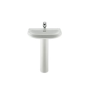 LAVATORIO ROCA DAMA 630 X 505 BLANCO 3 AG
