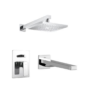GRIFERIA ROCA VARINA MONOCOMANDO PARA DUCHA CROMO DE EMPOTRAR C/ TRANSF  A5D126HCOL