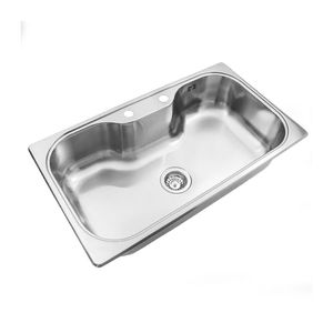 BACHA SIMPLE JOHNSON PARA COCINA LUXOR SI 85   85,5 X 48,2 X 21 ACERO 304 PARA DOSIFICADOR