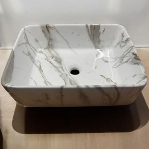 BACHA DE APOYO MURA COD: 345FW 49 X 38 X 14 STONE CALACATA