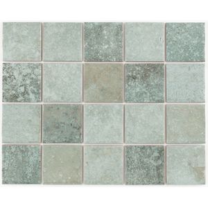 CERAMICO PILETA TEXTURADO BRILLANTE 7,5X7,5 JAVA LAGO MESH ELIANE