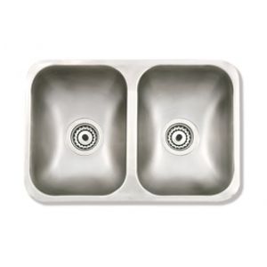 BACHA DOBLE 444 B.M 57 X 34 X 20 ACERO INOXIDABLE 304 ALFA