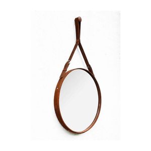 DISEÑO ESPEJO ALMA DIAM. 51CM. CPO. ACERO FORR. CU