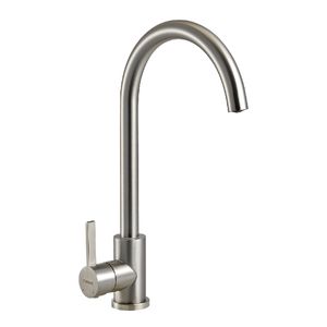 GRIFERIA PEIRANO STEEL MONOCOMANDO PARA COCINA DE MESADA  20-205 CROMO
