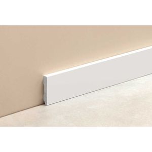 ZOCALO BLANCO MATE SQUARE 50MM X 2,50MT COD 2301 ATRIM