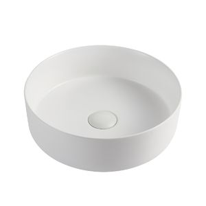 BACHA PEIRANO DE APOYO REDONDA BLANCA DE 40 X 12,5 BCH11BM
