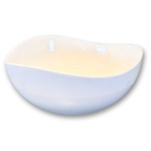 BACHA DE APOYO MURA COD: 464W  47 X 43 X 14 CM BLANCA