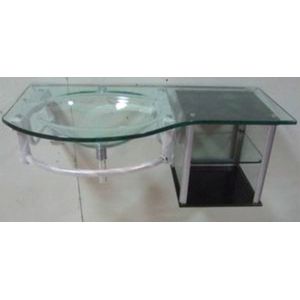 COMBO MUEBLE C/MES.VIDRIO 100X53 COD: VB-621 C/U