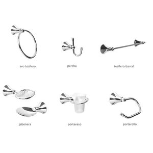 GRIFF ELEVEN ACCESORIOS CROMO X 8 PZAS