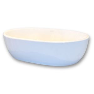 BACHA DE APOYO MURA COD: 428BW 48 X 34 X 14 CM BLANCA