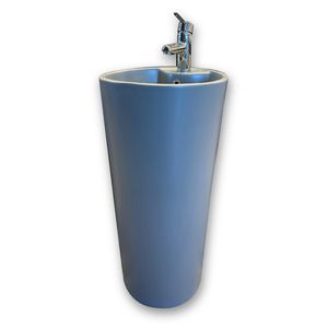 BACHA PEDESTAL MURA COD: 301MH 40 X 40 X 82 MATT GREY