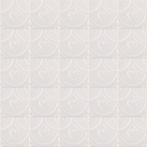 CERAMICO 25 X 25 AGATHA COEUR BLANCO PAMESA CAJA x 1,06M2