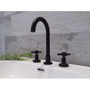 LAVATORIO PARA BAÑO NEGRO MATE TAURO CRUZ BLACK ESTALGRIF