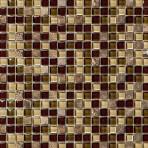 MALLA DE VIDRIO Y PIEDRA 30 X 30 COD: VS 421 MOSAIC  X UNIDAD
