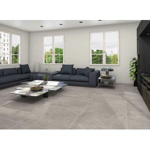 PORCELANATO ILVA NATURAL 90 X 90 GRANI GRIGIO CAJA X 1,62 M2 1º