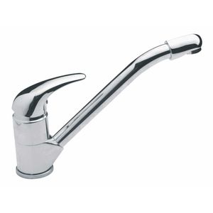 GRIFERÍA MONOCOMANDO PARA MESADA DE COCINA FV KANSAS 0411.04/24 CON PICO MOVIL CROMO