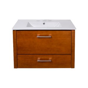 VANITORY CAMPI ROVERE 60 CM HABANO CON MESADA PORC. 3 ORIFICIOS