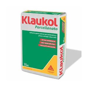 PEGAMENTO KLAUKOL PORCELANATO FLUIDO X 25 KGS
