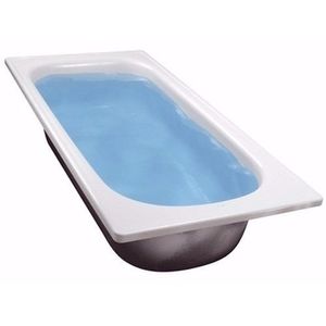 ROCA BANERA SACHA ACERO 1,40 X 0,70 BLANCA