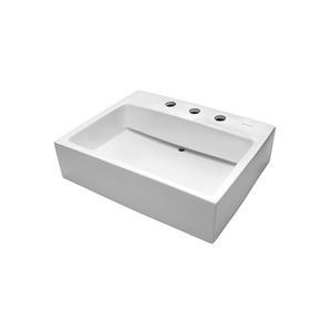 BACHA PIAZZA A201B 56X46X13,5 CM BLANCA 3 AGUJEROS