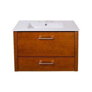 VANITORY CAMPI ROVERE 60 CM HABANO CON MESADA PORC. 3 ORIFICIOS