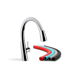 MONOCOMANDO PARA COCINA CON ROCIADOR EXTRAIBLE 5 COLORES INTERCAMBIABLES LENGA FV