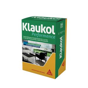 PASTINA PARA PORCELANATOS COLOR CEMENTO X 5 KG. KLAUKOL