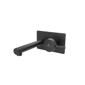 MONOCOMANDO PARA LAVATORIO PARED ESTALGRIF ARONA BLACK