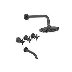 GRIFERIA PARA BAÑERA ESTALGRIF TAURO ADVANCE CRUZ BLACK
