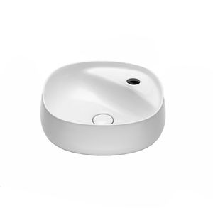 BACHA ROCA BEYOND 45,5X45,5X16 CM BLANCA 1 AGUJERO