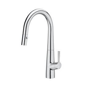 GRIFERIA ROCA SYRA U MONOCOMANDO PARA COCINA CROMO CON CABEZAL EXTENSIBLE A5A812ACOL