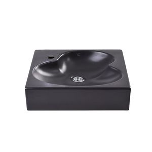 BACHA ROCA RUY OHTAKE 410 41X41X10,5 CM NEGRO 1 AGUJERO