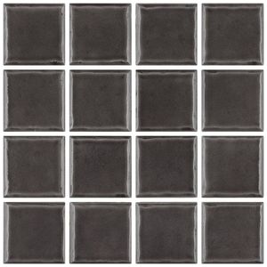 PORCELANATO 7,5 X 7,5 PRISMA GRAFITE PORTOBELLO 1º CAJA X 2M2