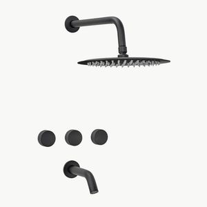 GRIFERIA PARA DUCHA PEIRANO FABRIC BLACK