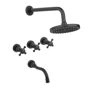 GRIFERIA PARA BAÑERA CON TRASFERENCIA ESTALGRIF HAAZ VINTAGE BLACK