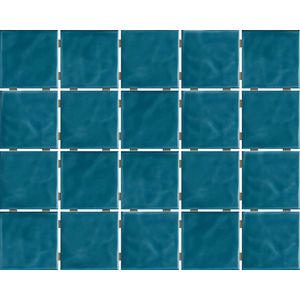 CERÁMICO PARA PILETA AZUL MAR ONDA MESH BR 7,5 X 7,5 ELIIANE CAJA X 1,6 M2