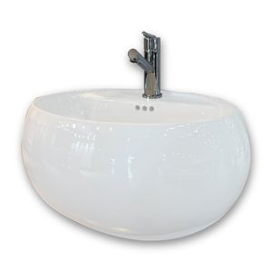 BACHA DE APOYO MURA COD: 206W 55 X 42 X 30 CM BLANCA