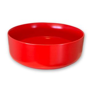 BACHA DE APOYO MURA COD: 021MR 36 X 36 X 12 CM ROJO MATE