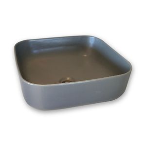 BACHA DE APOYO MURA COD:015MLH 39 X 39 X 14 CM GREY MATE