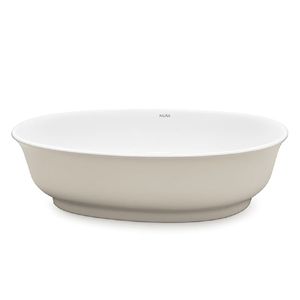 BACHA DE APOYO MURA COD: 9638 55X 39X 14 CM BLANCA