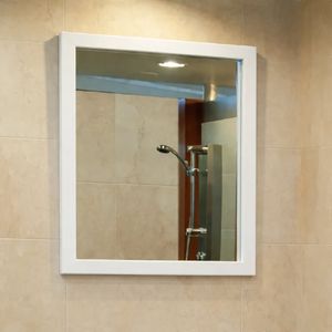 ESPEJO CAMPI DOMUS OAK JAZZ 65 X 85 BLANCO SATINADO