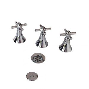 OUTLET GRIFERIA PARA BIDET ESTALGRIF ELEVEN CRUZ CROMO/SATINADO