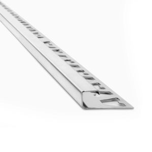 PERFIL PISO CUADRADO ACERO INOX. X 2, 5 M COD. 1810 ATRIM