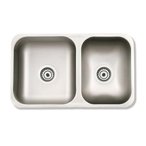 BACHA DOBLE 305 B.M 64 X 37 X 18 ACERO INOXIDABLE 304 ALFA