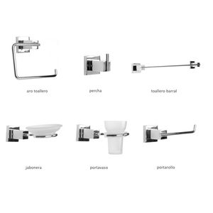 GRIFF QUARTIER ACCESORIO CROMO X 7 PZAS