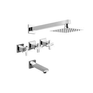 GRIFERIA PARA BAÑERA ESTALGRIF QUARTIER CRUZ CROMO