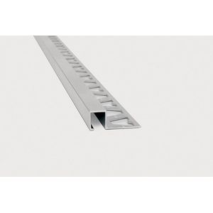 PERFIL DE ALUMINIO VISTA CUADRADA CROMO MATE COD 3423 ATRIM